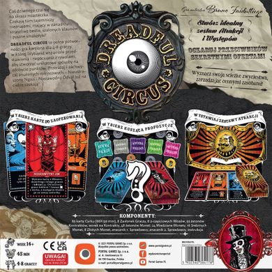 Portal Games, Dreadful Circus PL, gra strategiczna