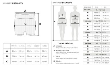 Prążkowane grafitowe kolarki NOWEAR