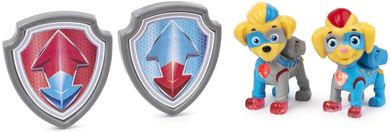 Psi Patrol, Mighty Pups, bliźniaki, 2 figurki + odznaki