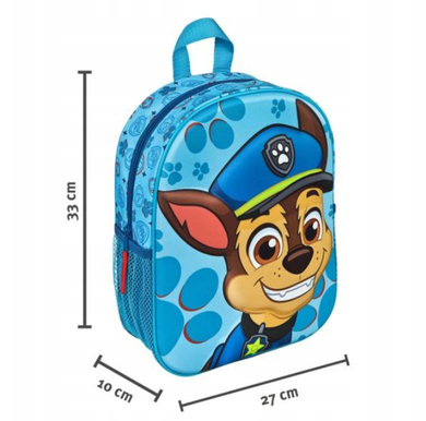 Psi Patrol, plecak dla przedszkolaka 3D, Chase