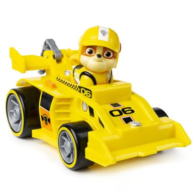 Psi Patrol, Ready Race Rescue, Rubble, wyścigówka z figurką