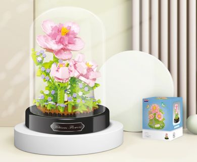 QBI, Peonie, klocki konstrukcyjne, 543 elementów