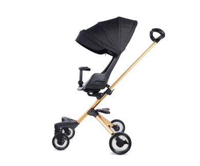 Qplay, Easy, wózek spacerowy, 3w1, Golden Black