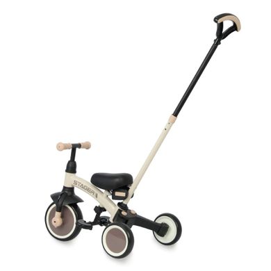 Qplay, Stager, rowerek 3-kołowy 3w1, Brown