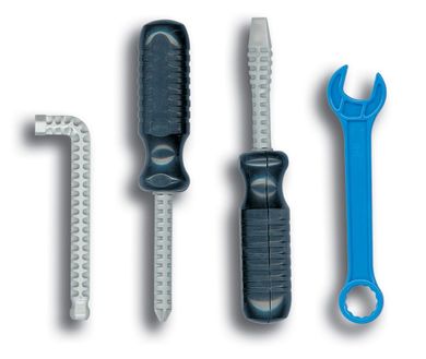 Quercetti, Tecno Toolbox, zestaw konstrukcyjny, 128 elementów