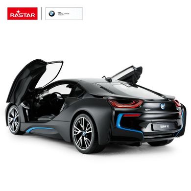Rastar, BMW i8, czarny, samochód zdalnie sterowany, 1:14