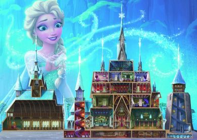 Ravensburger, Kraina Lodu, Elsa, puzzle, 1000 elementów