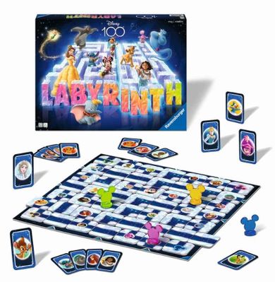 Ravensburger, Labyrinth Disney 100, gra familijna