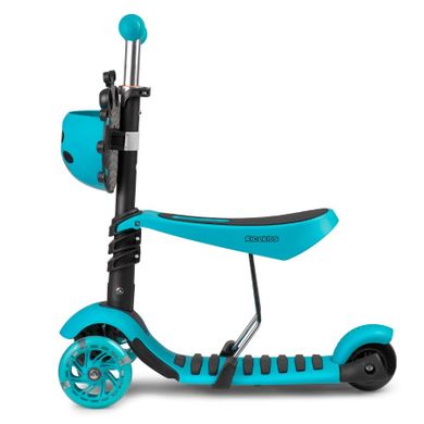 Ricokids, Buggy, hulajnoga 3-kołowa, turkusowa