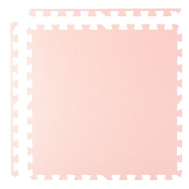 Ricokids, mata piankowa puzzle, różowa, 60-60 cm