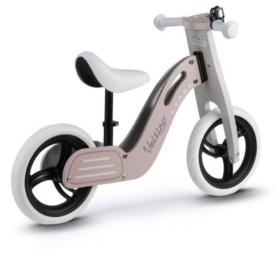 Ricokids, Veltino, rowerek biegowy, drewniany, różowy