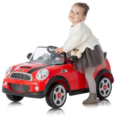 RollPlay, Mini Cooper S, 6V, czerwony, samochód elektryczny