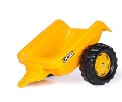 Rolly Toys, traktor Rolly Kid JCB, z łyżką i przyczepą, 023837