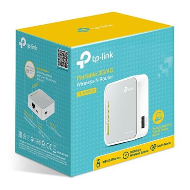 Router bezprzewodowy Tp-link Tl-mr3020/eu, 3g/4g/lte USB; 2,4 Ghz