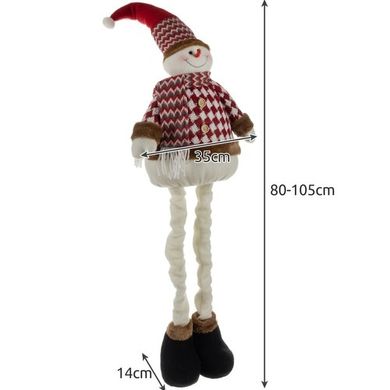 Ruhhy, bałwan świąteczny, teleskopowy, 105 cm