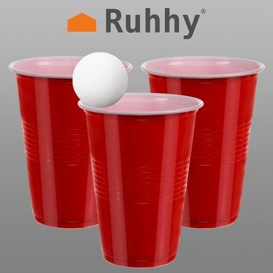 Ruhhy, gra beer pong, 50 kubeczków