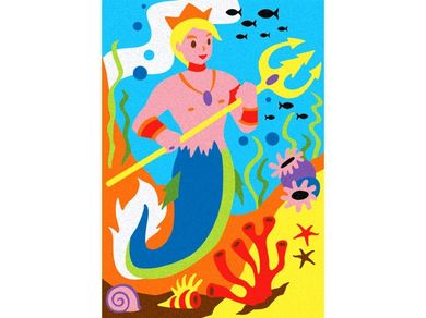 Sabbiarelli, Syreny, album do kolorowania magicznym piaskiem, 5+