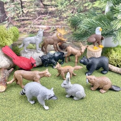 Safari Ltd, Toob, zestaw figurek, mieszkańcy lasu