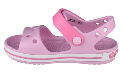 Sandały dziewczęce, różowe, Crocs Crocband Sandal Kids