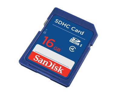 Sandisk, Karta pamięci SD (HC), 16 GB