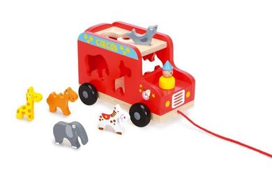 Scratch, wóz cyrkowy, sorter, zabawka niemowlęca