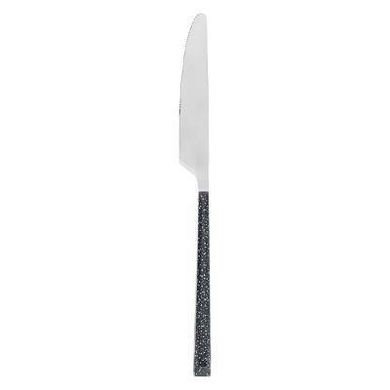 Secret de Gourmet, zestaw sztućców dla 6 osób, Geomhygge, z czarną rączką w kropki