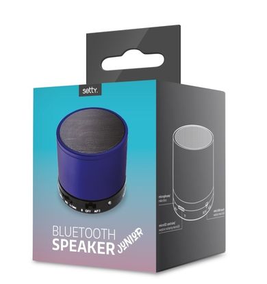 Setty, Junior, głośnik bluetooth, niebieski