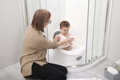 Shnuggle, Toddler, wanienka dla dziecka, ciemnoszara