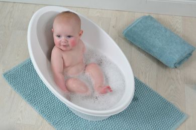 Shnuggle, wanienka z piankowym oparciem, Pebble