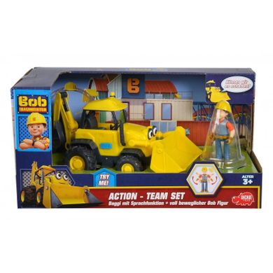 Simba, Bob Budowniczy, koparka i figurka