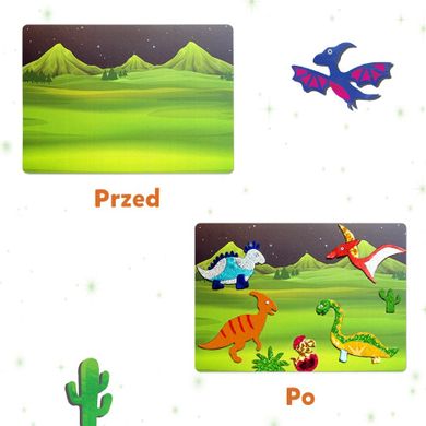 Skillmatics, Foil Fun, Kraina Dinozaurów, zestaw artystyczny