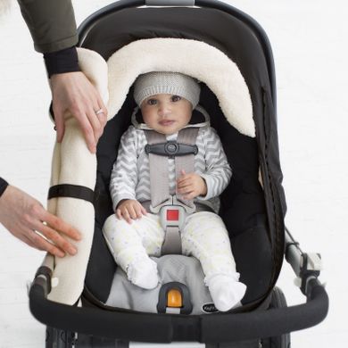 Skip Hop, Stroll&Go, Black, ocieplacz na nosidełko samochodowe
