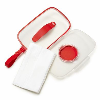 Skip Hop, Swipes Red, pojemnik na mokre chusteczki