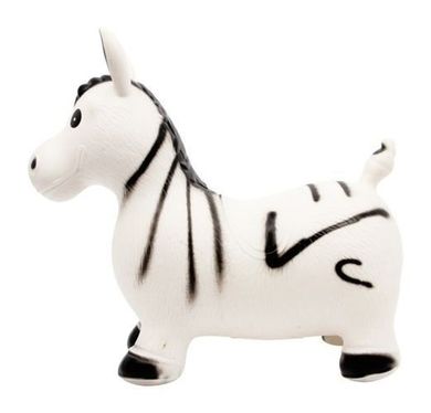 Small Foot, zebra, gumowy skoczek
