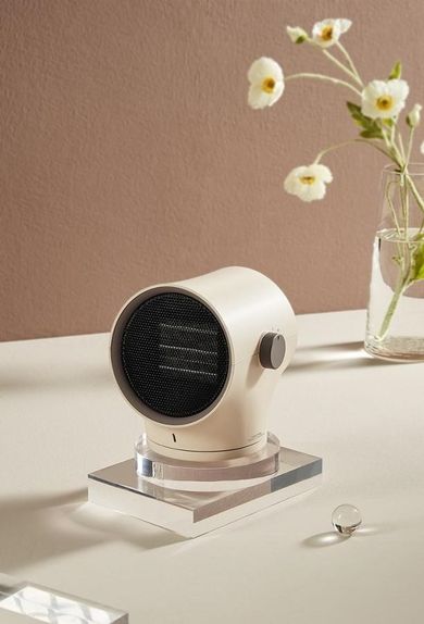 Smart Frog, Smartfrog, termowentylator obrotowy z funkcją chłodzenia, KW-CH200, kremowy