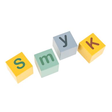 Smiki, Alfabet, klocki drewniane, 30 elementów