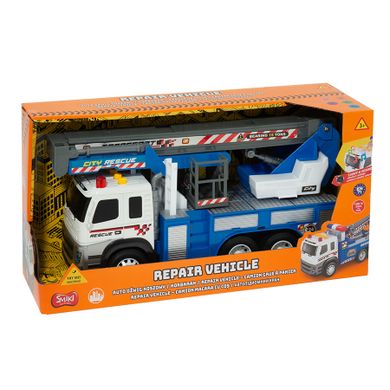 Smiki, Auto z podnośnikiem, pojazd, światło i dźwięk