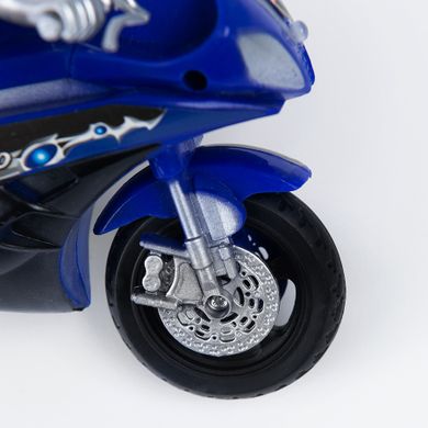 Smiki, Motocykl Speed Driver, pojazd z napędem frykcyjnym, światło i dźwięk, 21 cm