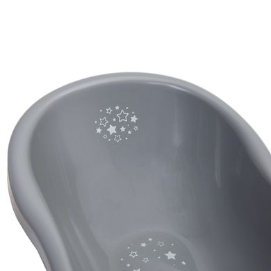 Smiki, wanienka niemowlęca, gwiazdki, szara, 80 cm