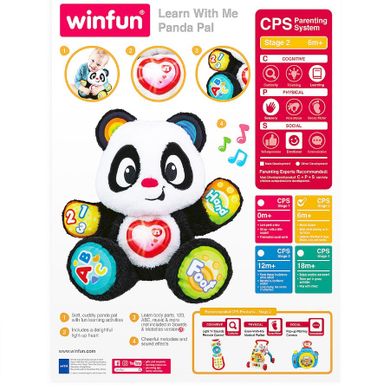 Smily Play, Panda, Ucz się ze mną, maskotka, interaktywna zabawka