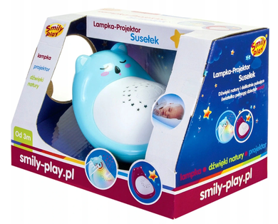 Smily Play, Susełek, lampka-projektor, niebieski