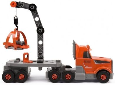 Smoby, Black&Decker, ciężarówka z walizką z narzędziami 2w1