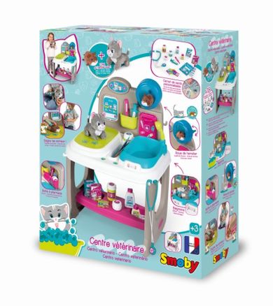 Smoby, Centrum weterynarza, meble, maskotki, akcesoria