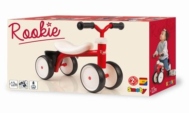 Smoby, Rookie Ride-On, rowerek biegowy, czerwony