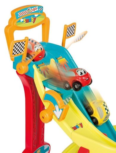 Smoby, Vroom Planet, Megajump, tor zjazdowy dla samochodów