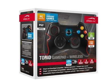 Speedlink, gamepad bezprzewodowy Torid (PC/PS3)