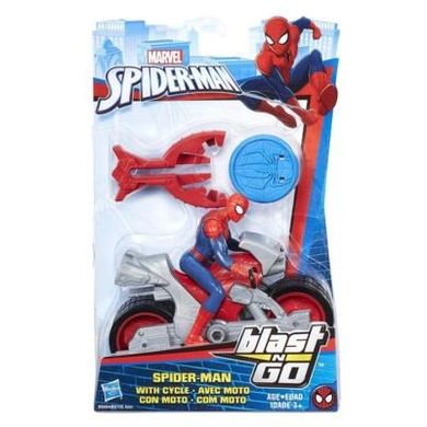 Spider-Man, Ścigacz Blast&Go, Spider-Man, zestaw z figurką