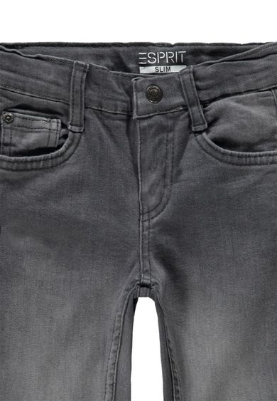 Spodnie jeansowe chłopięce, slim fit, szare, Esprit