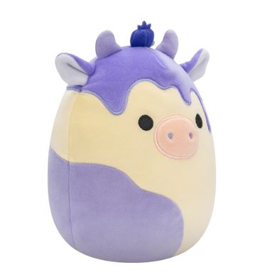 Squishmallows, Benito, Blueberry Cheesecake Cow, krowa, maskotka, 19 cm