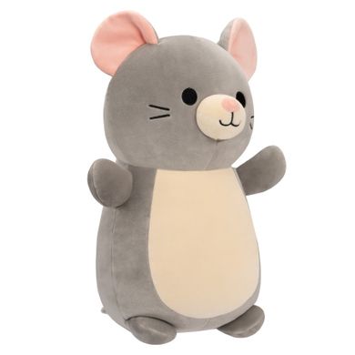 Squishmallows, Large Plush, Hugmees, Misty, Grey Mouse, myszka, maskotka, 35 cm